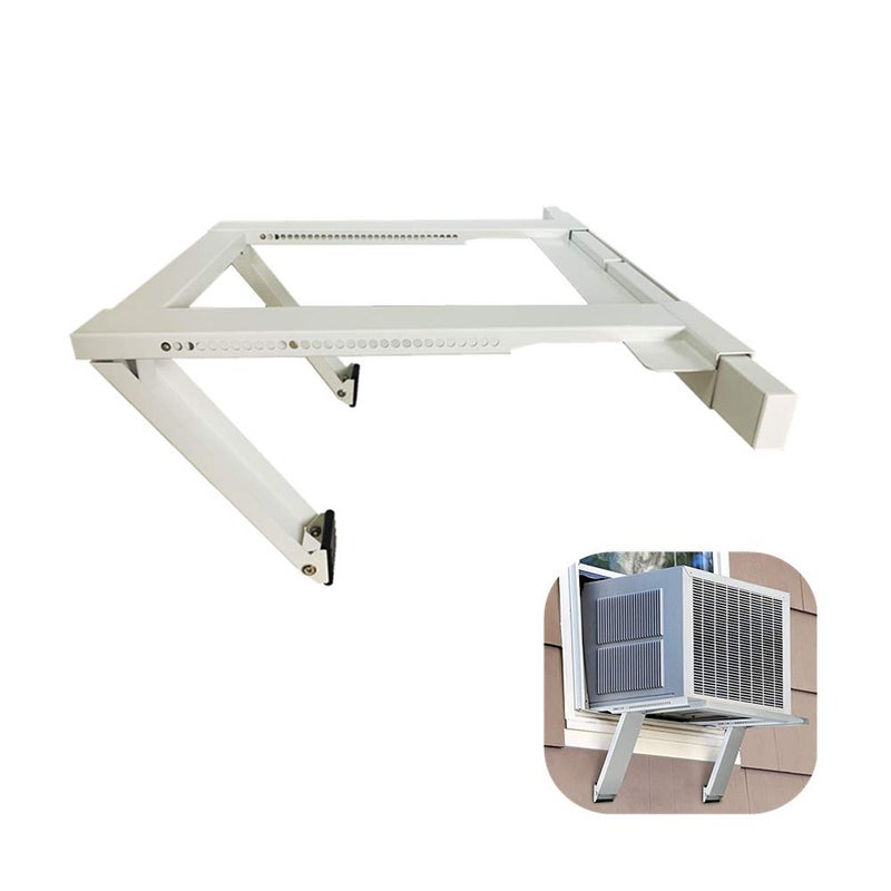 Superunner Air Conditioner Bracket,Air Conditioner Support Bracket,No Drilling and No Tools Required, Heavy Duty Steel Construction Holds Up to 200 lbs, with Installation Instruction Manual - Image 1